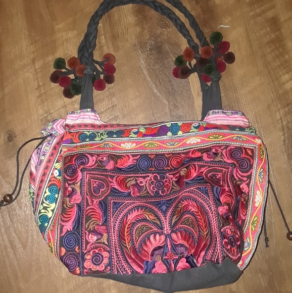 Hand Embroidered  Boho Handbag - Picture 5 of 8